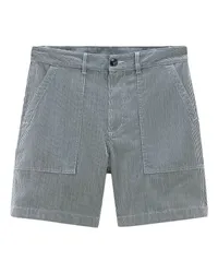 Woolrich Gestreifte Chino-Shorts Blue