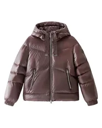 Woolrich Kurze Daunenjacke Aliquippa Brown