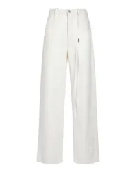 Ann Demeulemeester Bequeme 5-Taschen-Hose Claire White