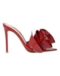 Gianvito Rossi Mules Gabrielle Red