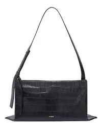 Jil Sander Empire Tasche Mittelgroße Black