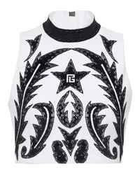 Balmain Tanktop Pb Baroque Black