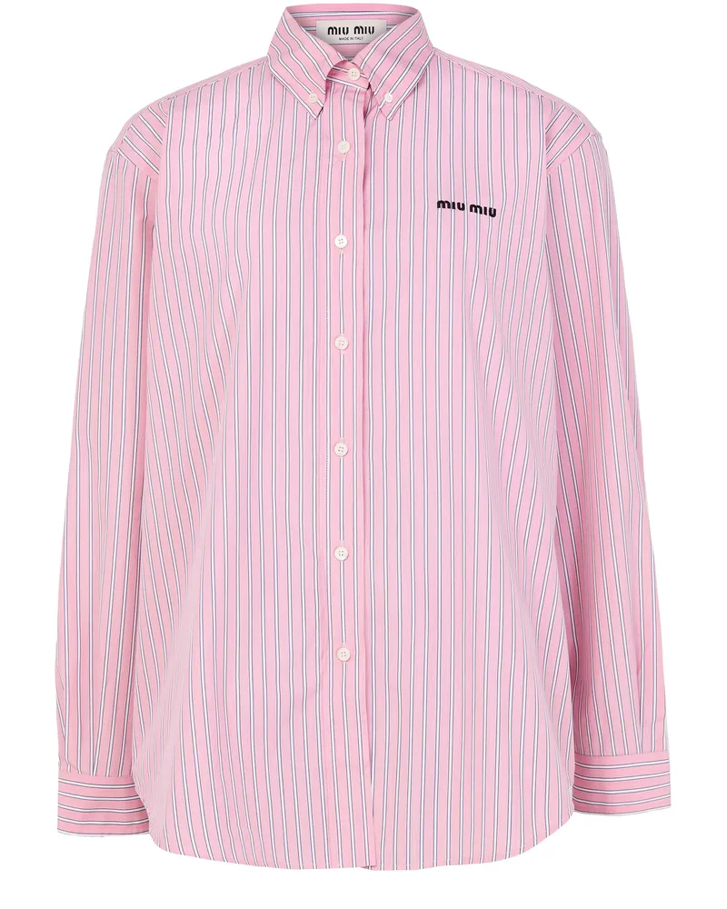 Miu Miu Langarmhemd im Oversize-Schnitt 