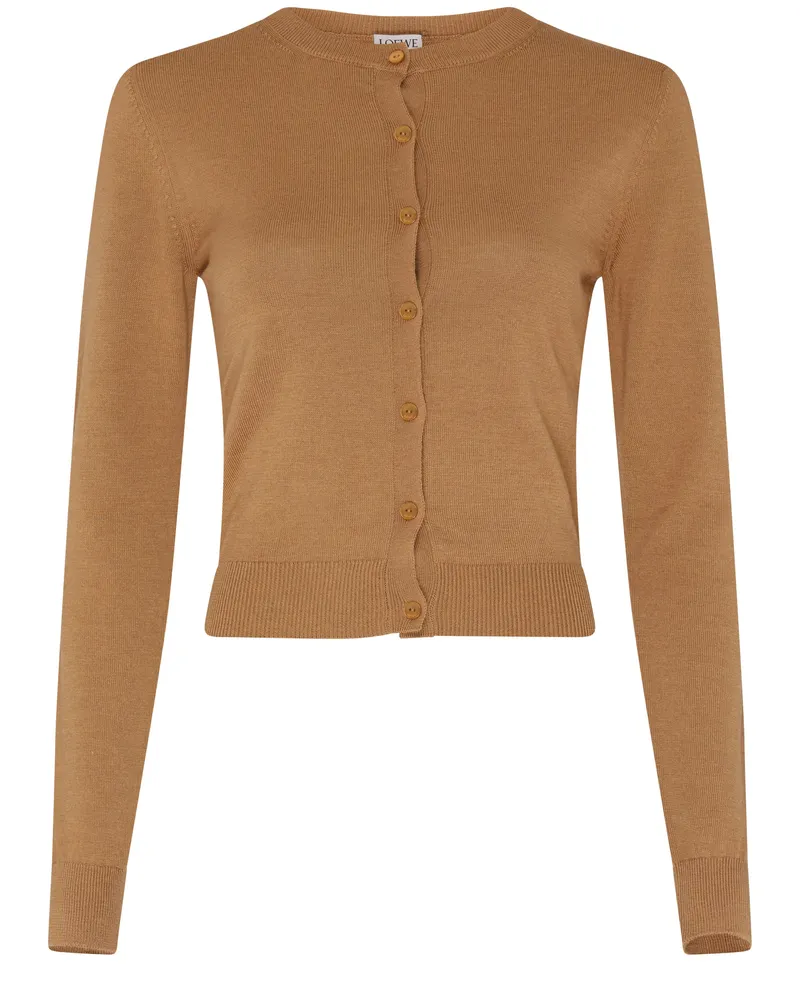 Loewe Geraffter Cardigan aus Kaschmir und Seide 