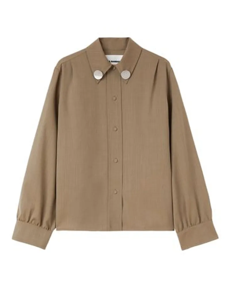 Jil Sander Hemd Brown