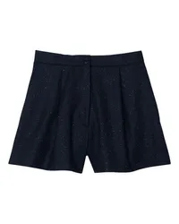 Sandro Shorts mit Fischgrätenmuster Black