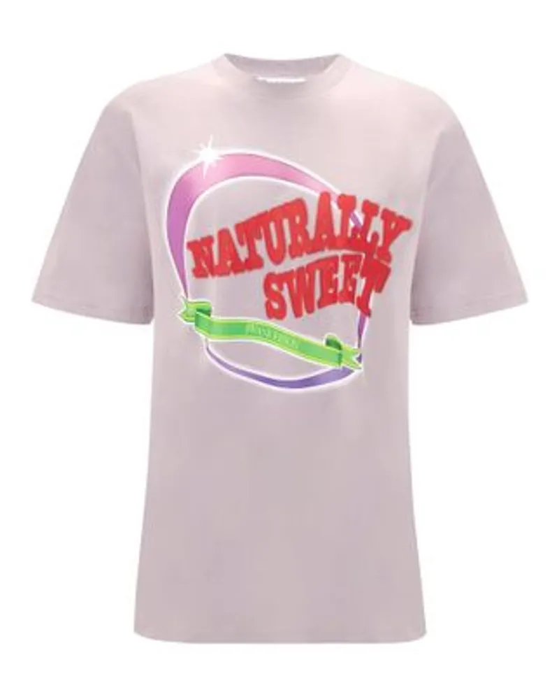 J.W.Anderson Klassisches T-Shirt Naturally Sweet Purple