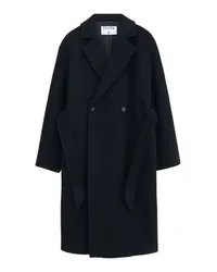 Filippa K Weicher Wollmantel Black