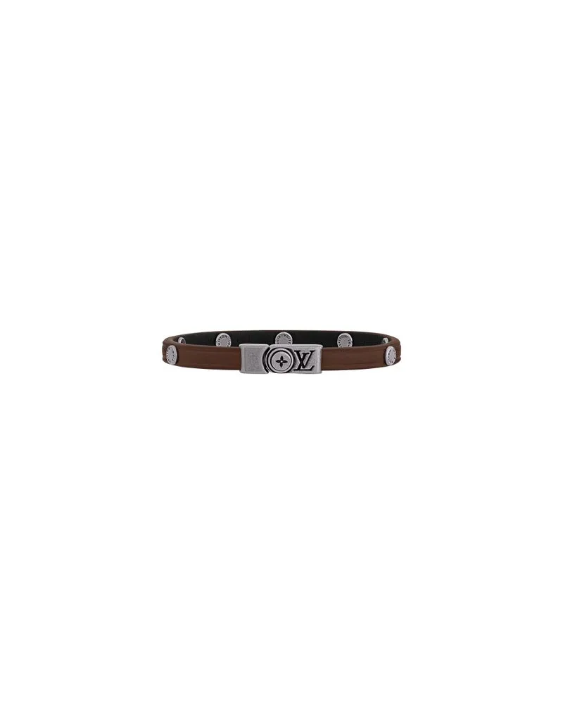 Louis Vuitton Flower Edge Stud Armband Brown