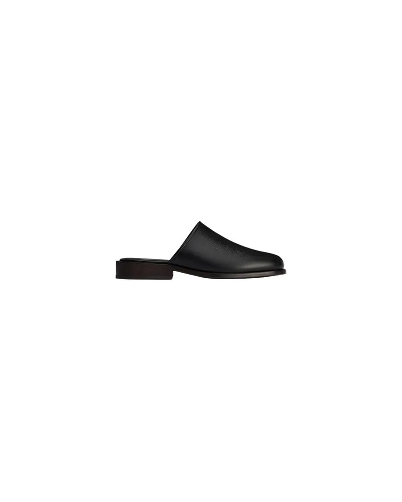 Christophe Lemaire Quadratisch zulaufende Mules Black