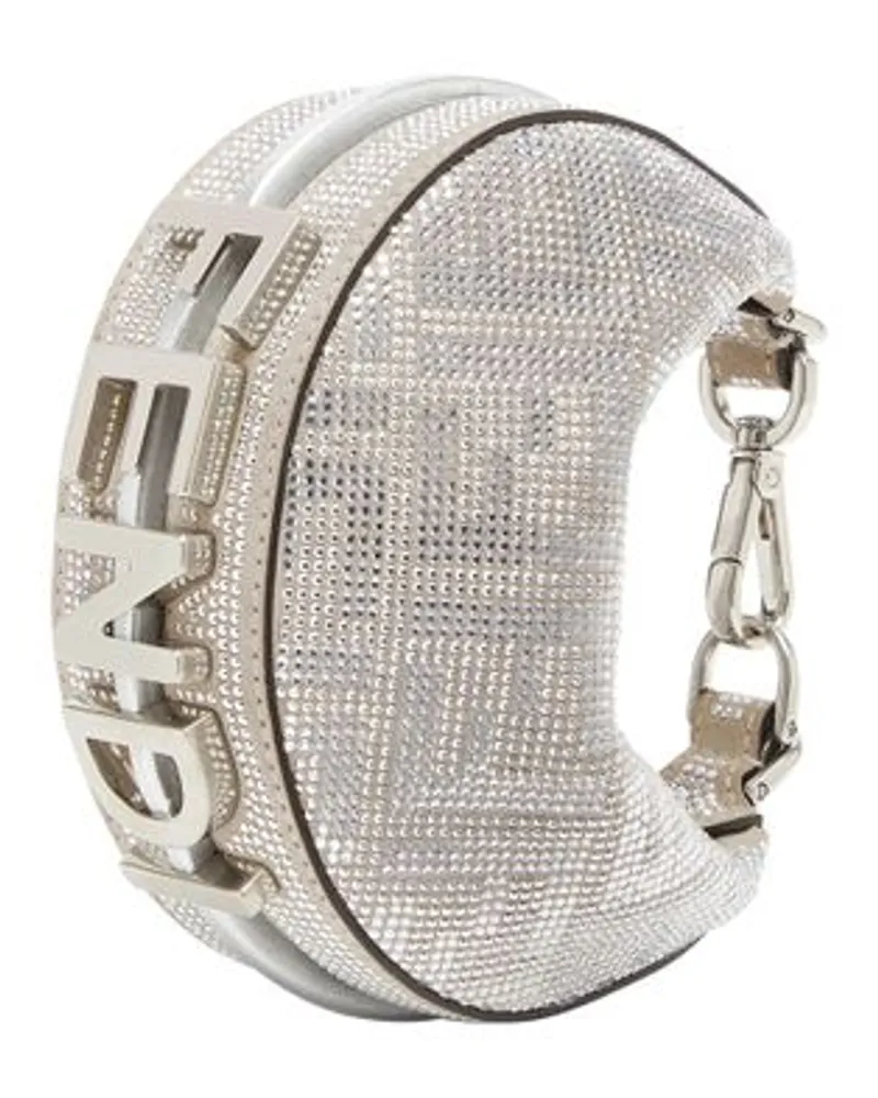 Fendi Nano Fendigraphy tasche Silver