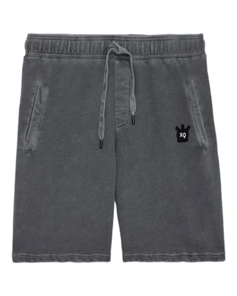 Zadig & Voltaire Shorts Party Skull Grey