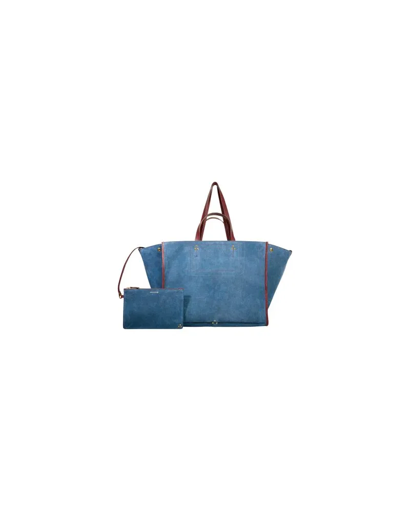 Jérôme Dreyfuss Leon L Tote Bag Blue
