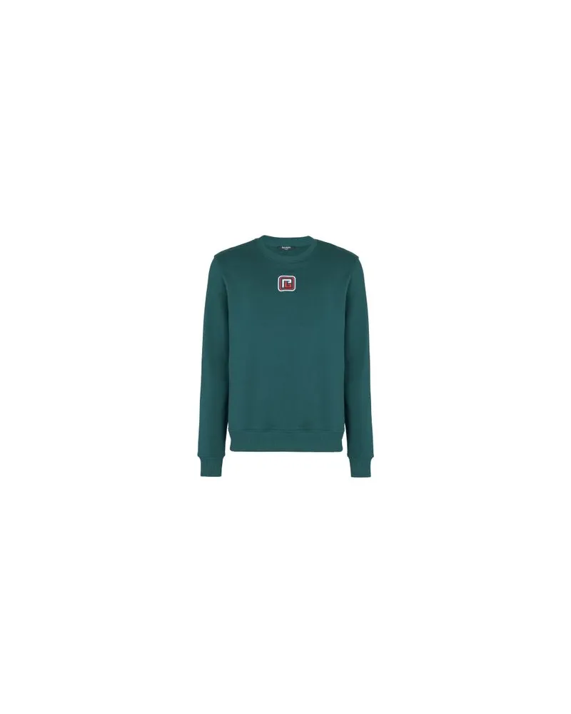 Balmain Sweatshirt PB Green