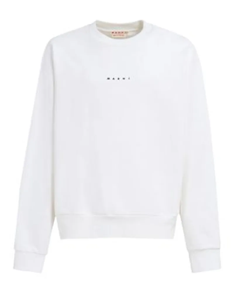 Marni Langärmeliges Sweatshirt White