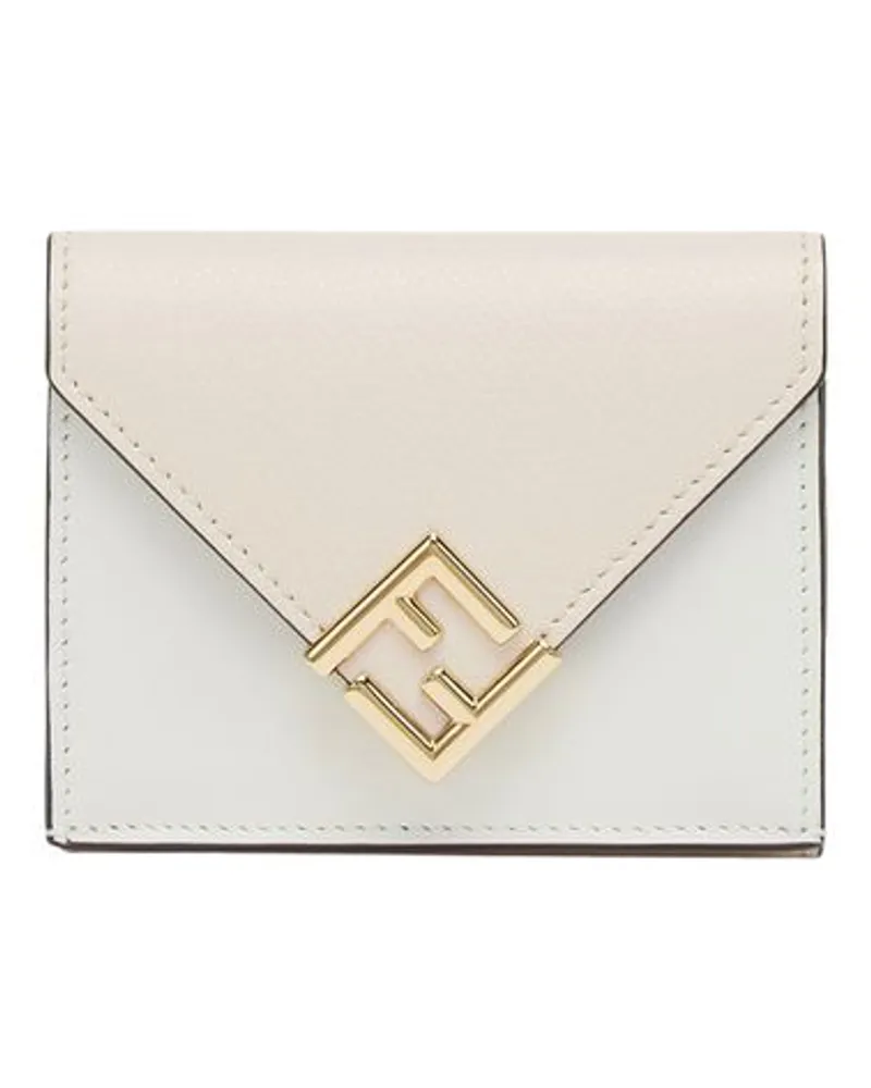 Fendi Portemonnaie Ff Diamonds White