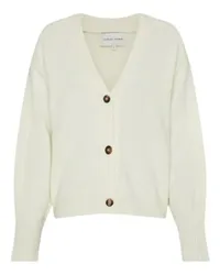 Loulou Studio Cardigan Zanzibar White