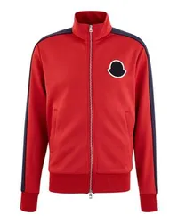 Moncler Cardigan Maglia mit Reißverschluss Red