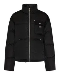 Prada Kurze Daunenjacke Black