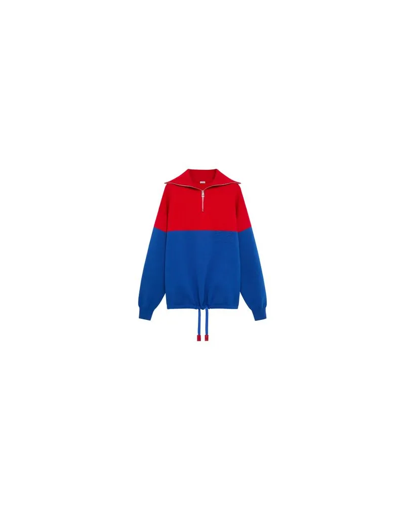 Loewe Bedrucktes langes Kleid Red