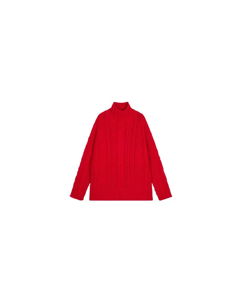 Loewe Bedrucktes langes Kleid Red