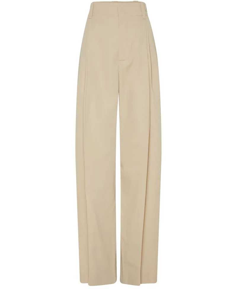 Bottega Veneta Hose aus Seide und Baumwolle 