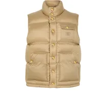 Ärmellose daunenjacke aus ripstop-nylon