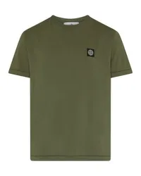 Stone Island Kurzarm-T-Shirt Beige