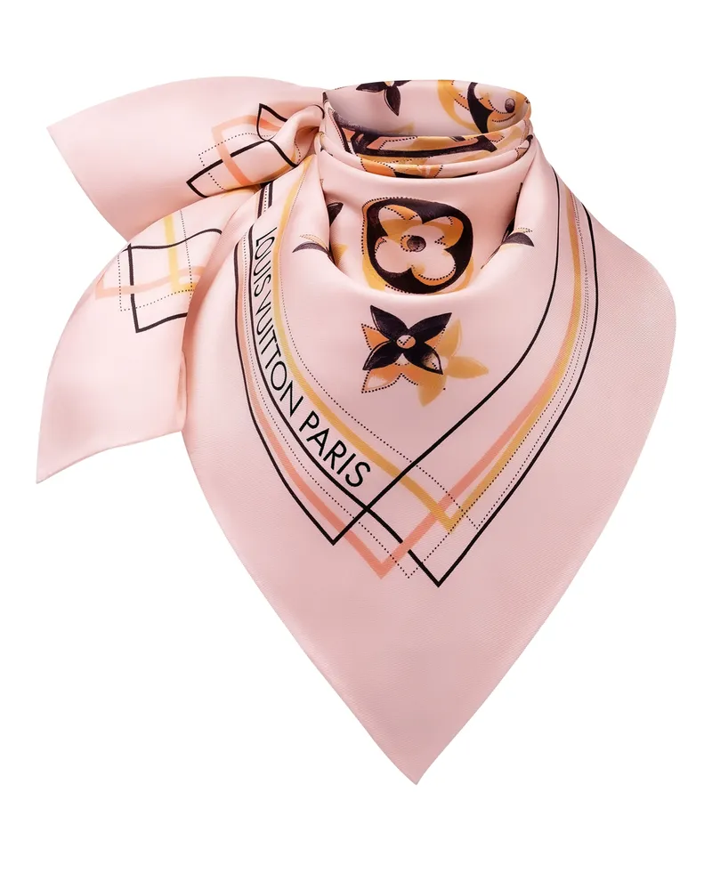 Louis Vuitton Graphic Monogram Carré 90 Pink