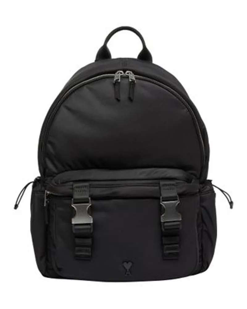 AMI Paris Rucksack Ami de Cœur Black