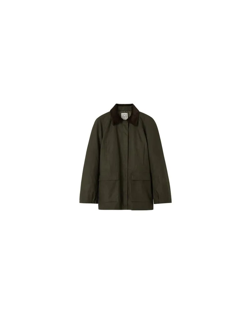 Loewe Workwear-Jacke aus Wolle und Kaschmir Green