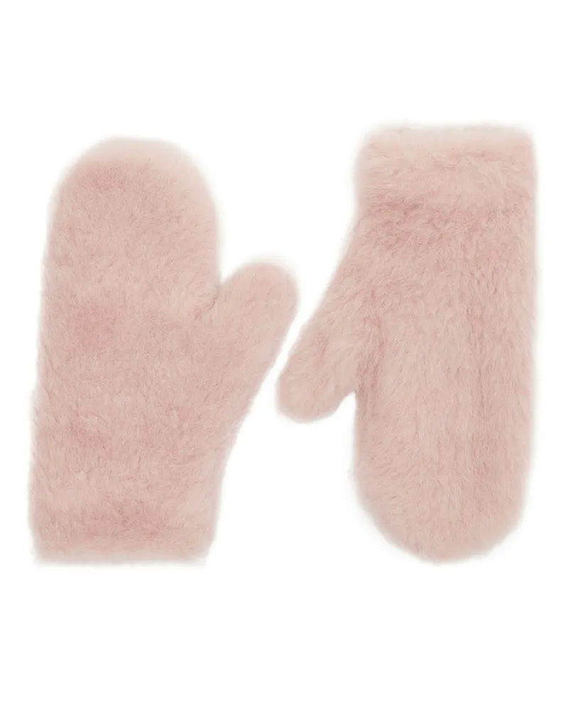 Max Mara Ombrato Handschuhe Beige