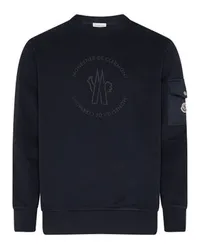 Moncler Sweatshirt mit Logo Navy