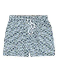 Frescobol Carioca Badeshorts Angra Deco Board Blue