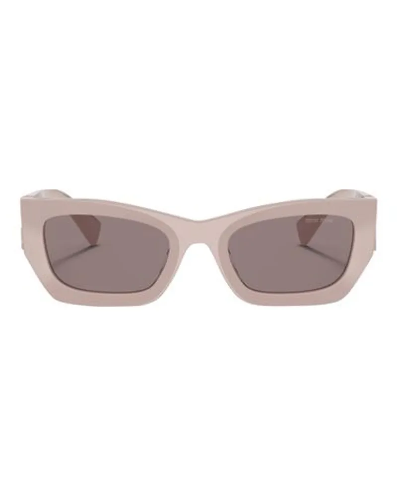 Miu Miu Rechteckige Sonnenbrille Mu 09ws Pink