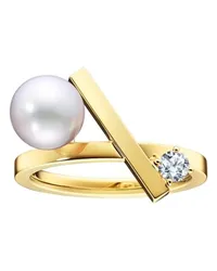 TASAKI Ring Balance cross Yellow