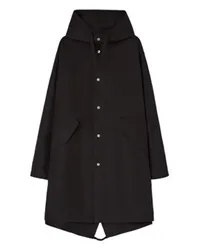 Jil Sander Parka mit logo Black