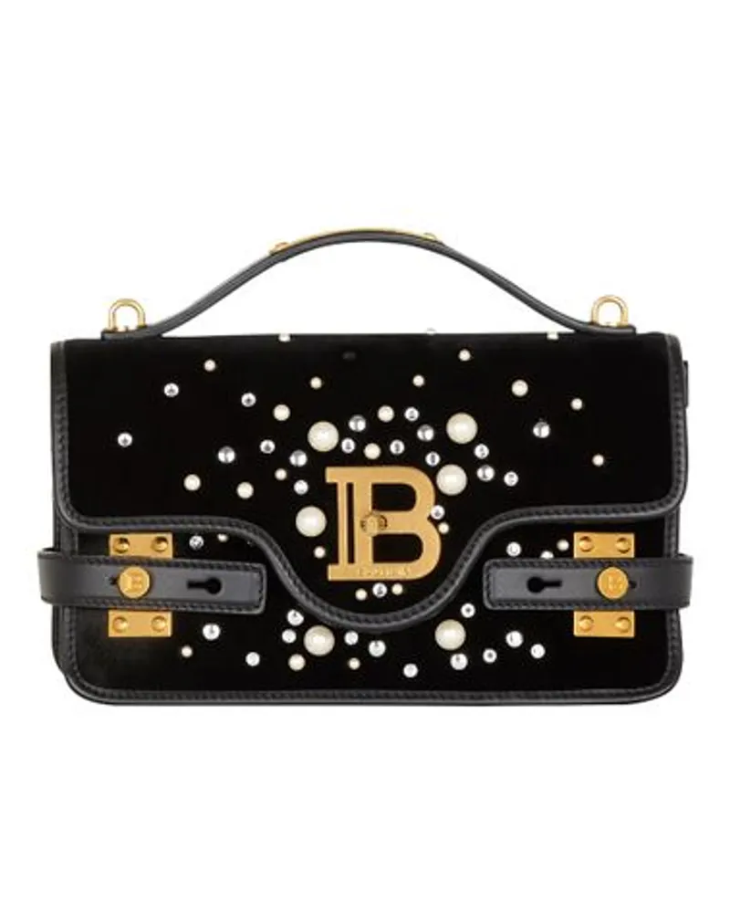 Balmain Schultertasche B-Buzz 24 Black