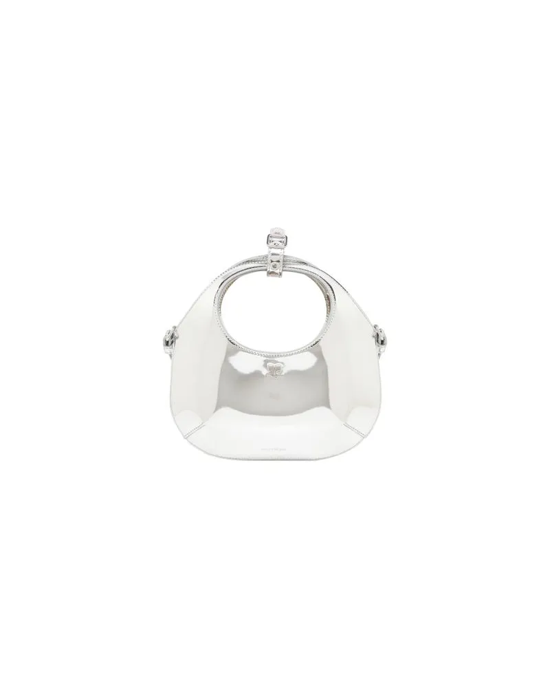 Courrèges Mini-Mirror Bag Silver