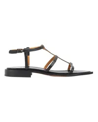 Bobbies Flache Sandalen Salomé Black