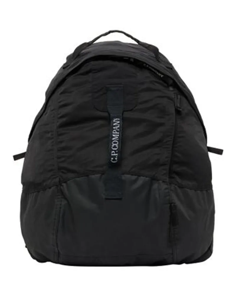 C.P. Company Runder Rucksack Black