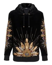 Balmain Kapuzensweatshirt Black