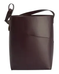 ATP Atelier Große Tote Bag Brown