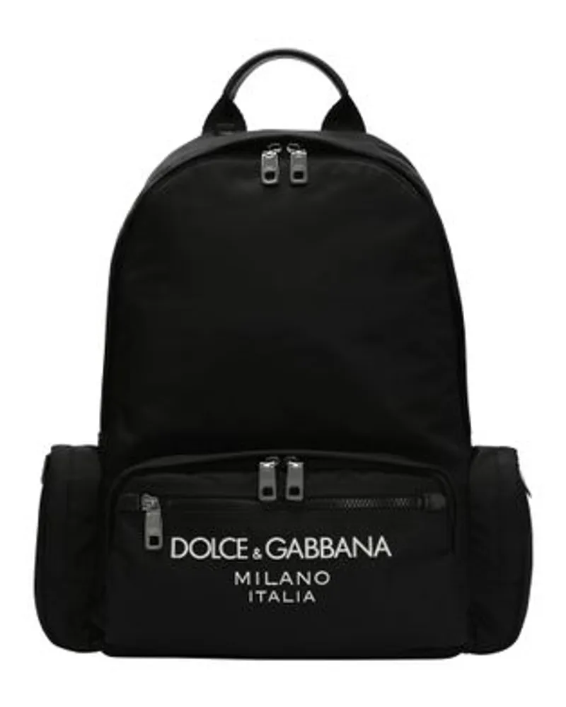 Dolce & Gabbana Nylon Rucksack Black