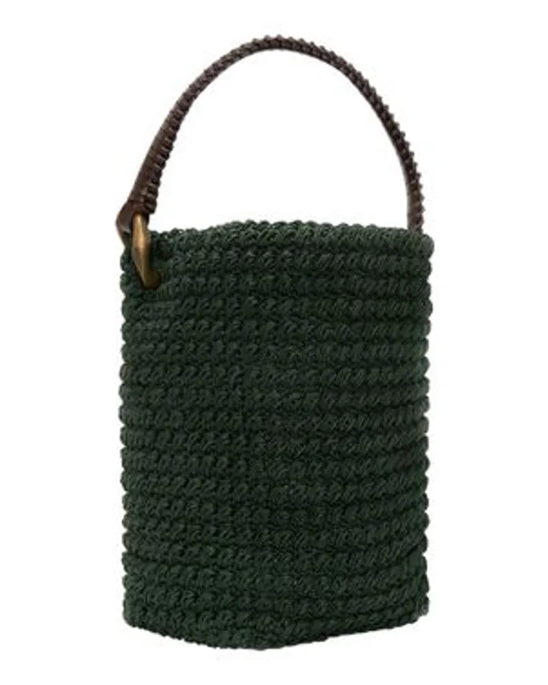 J.W.Anderson Große Bucket Bag Green