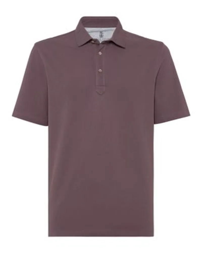 Brunello Cucinelli Poloshirt Purple