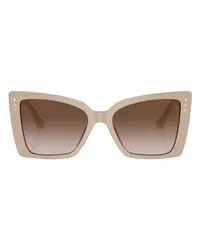 Jimmy Choo Sonnenbrille Butterfly Beige