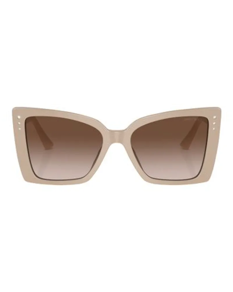 Jimmy Choo Sonnenbrille Butterfly Beige