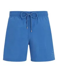 Vilebrequin Badeshorts mit wasseraktivem Print Running Stars Blue