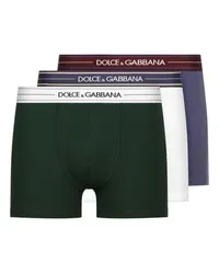 Dolce & Gabbana 3er-Pack Boxershorts Regular Fit Multicolor